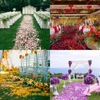 1000 Pcs Artificial Silk Rose Petals Decoration Wedding Party Color Pink