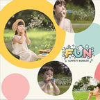 Uncle Bubble Eco Mini Bubble Blower - Plastic Reduction Version! Create Thousands of Mini Bubbles with Just One Breath! Perfect for Toddlers!
