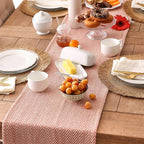 DII Woven Basic Tabletop Collection, Chevron Table Runner, 15x72, Spice