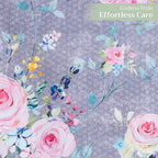 Maison d' Hermine Table Runner 100% Cotton Single Layer Table Runners 72 inches Long Decorative for Home Dining Party Wedding Bridal Shower Spring Summer (Sweet Rose Lavender - Lush, 14.50" x 72")
