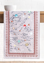 Maison d' Hermine Table Runner 100% Cotton Double Layer Table Runners 72 inches Long for Thanksgiving Christmas Decorations Home Kitchen Dining Party Wedding (Fairy Christmas, 14.5" x 72")