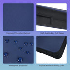 9 Pockets Premium Card Binder 360 Cards Trading Card Binders Zip Card Storage Display Album(9 Pocket 360 Card Slot,Blue)