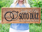 Mr and Mrs Sign | Wood Wedding Gift | Wooden Bridal Shower Gift | Custom Engagement Sign | Established Marriage Decor | Personalized Couple Gift | Last Name Established Sign | Anniversary