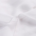 White Table Skirt for Rectangle Tables 14FT Chiffon Sheer Tablecloth for Birthday Party Sweetheart Cake Table Decoration