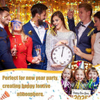 24 Pcs Glitter Noise Makers Metallic Fringed Party Blower for Adults Birthday Graduation New Years Party Favors Supplies (Gold)