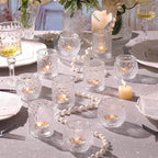 12pcs Assorted Votive Candle Holders for Wedding Centerpiece, Clear Tea Light Candle Holders, Glass Candle Holder for Table Centerpiece, Home and Party Decorations