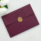 PONATIA 50PCS 5x7 Envelopes, Burgundy A7 Envelopes Self Seal for Weddings, Invitation Cards, Photos, Postcards, Greeting Cards Mailing, Baby Shower, Graduation, Christmas Gift Cards