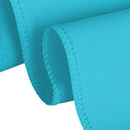 LTC LINENS 5 Pack 90 Inch Round Tablecloth Turquoise - Wrinkle Resistant Table Cloth for Round Table -Washable Polyester Fabric Table Cover for Wedding, Party