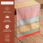 Maison d' Hermine Table runner 100% Cotton Single Layer Table Runners 108 inches long Decorative for Home Kitchen Dining Party Baby Shower Wedding Bridal Shower Spring Summer (Provence, 14.50" x 108")