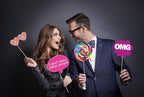 10th Birthday Photo Booth Party Props - 40 Pieces - Funny 10th Birthday Party Supplies, Decorations and Favors