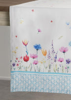 Maison d' Hermine Table Runner 100% Cotton Double Layer Table Runners 72 inches Long Decorative for Home Kitchen Dining Party Wedding Bridal Shower Spring Summer (Flower in The Field, 14.50" x 72")