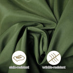 Ascoza 2pack 60x102 Inch Willow Rectangular Tablecloth 6 Feet Table Cloth in Polyester Fabric for Wedding/Banquet/Restaurant/Parties