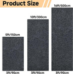 jxgzyy Runner Rugs 3 x 10 ft, Non Slip Entrance Doormat, 0.25” Thickness Indoor Outdoor Carpet Runner with Rubber Backing, Waterproof Custom Size Heavy Duty Floor Mat for Hallway Laundry Patio