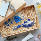 10/12/24/36 Pack Mini Dried Flowers for Vase Wedding Various Mini Bouquet Dried Small Wildflowers Natural Flowers Bulk for Crafts DIY Decor (12, Blue)
