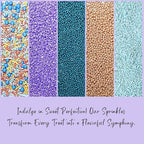 Confect Sprinkles Mix – Pack of 5 Assorted Cake & Cupcake Decorating Sprinkles – Bright Blue, Rose Gold & Gold Dragees, Baby Blue Jimmies, Purple Sparkling Sugar | Aquamarine Party Sprinkles– Vegan, Gluten-Free, Nut-Free, Soy-Free, Dairy-Free, Palm Oil...