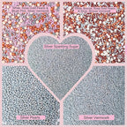 Confect Edible Cake Sprinkles Mix – Silver, Bronze & White Pearls, Silver Jimmies, Sparkling Sugar – Dessert Toppings for Cakes, Cupcakes, Cookies & Baking Decoration | Vegan, Gluten-Free, Nut-Free, Soy-Free, Dairy-Free, Palm Oil-Free- 5 Oz
