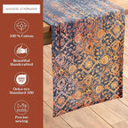 Maison d' Hermine Table Runner 100% Cotton Single Layer Table Runners 108 inches Long for Thanksgiving Christmas Decorations Home Kitchen Dining Party Wedding (Imperfection, 14.5" x 108")