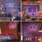 ADVPRO Personalized Your Name Custom Home Bar Beer Established Year Dual Color LED Neon Sign Red & Blue 16 x 12 Inches st6s43-p1-tm-rb