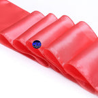 MDS Pack of 10 PCS Satin Chair Sashes Charmeuse Sateen Dining Chair Bows Ribbon Ties Back Sash for Wedding Party Birthday Home Hotel Restaurant Banquet Decoration (7 x 108 Inch, Coral)