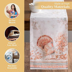 Maison d' Hermine Table Runner 100% Cotton Double Layer Table Runners 108 inches Long for Thanksgiving Christmas Decorations Home Kitchen Dining Party Wedding (Giving Thanks, 14.5" x 108")