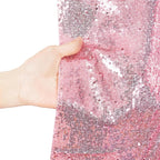 Poise3EHome 6Ft x 6Ft Fuchsia Pink Sequin Backdrop, Glitter Thick Satin Sequin Background Drapes, Sequence Backdrop for Wedding Party Holiday Festival Decor