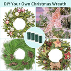 4 Rolls Green Floral Wire - 152 Yards, 22 Gauge, Flexible, for Flower Arrangement, Garland, Wreaths, Plant Crafts