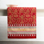 Maison d' Hermine Table Runner 100% Cotton Double Layer Table Runners 72 inches Long for Thanksgiving Christmas Decorations Home Kitchen Dining Party Wedding (Sofia, 14.5" x 72")