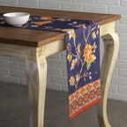 Maison d' Hermine Table Runner 100% Cotton Single Layer Table Runners 36 inches Long for Thanksgiving Christmas Decorations Home Kitchen Dining Party Wedding (Kelim - Infinity, 14.5" x 36")