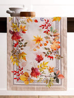 Maison d' Hermine Table Runner 100% Cotton Single Layer Table Runners 72 inches Long for Thanksgiving Christmas Decorations Home Kitchen Dining Party Wedding (Amarante, 14.5" x 72")
