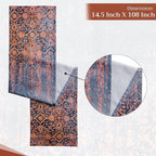 Maison d' Hermine Table Runner 100% Cotton Single Layer Table Runners 108 inches Long for Thanksgiving Christmas Decorations Home Kitchen Dining Party Wedding (Imperfection, 14.5" x 108")