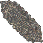 Premium Beaded Table Runner - 13x36 Elegant & Durable Home Décor for Dining, Weddings, Parties & Special Occasions with Non-Slip Backing, Versatile & Easy-Care (Multi) - CLEENTABLE