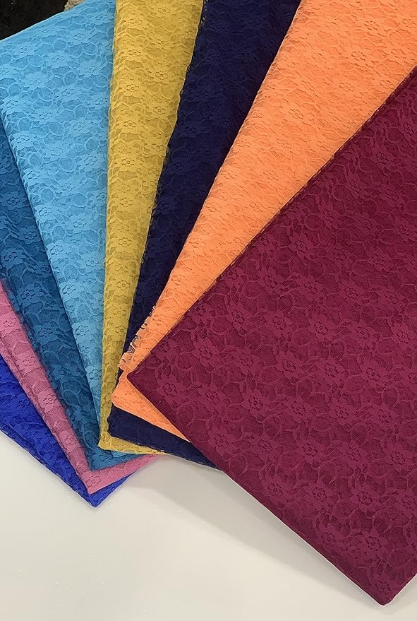 MDS Pack of 5 Wedding 12 x 108 inches Lace Table Runner for Wedding, Decorations for Birthday Parties, Banquets, Graduations, Engagements, and Runners fit Rectangle, Round Table- Mint