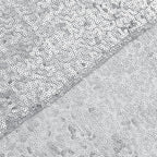 Sugargirl Silver Sequin Backdrop Curtain 2FTx8FT Glitter Background Drapes Sparkle Photography Backdrop for Party Wedding Birthday Wall Decor（2 Panels,Silver
