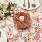 Vase Fillers for Centerpieces Home Deco,8700 Pieces Rose Gold Diamond Table Confetti,Fake Plastic Gems for Bridal Shower,Wedding & Party Decorations