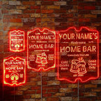 ADVPRO Personalized Your Name Home Bar RGB Dynamic Glam LED Sign - Cut-to-Edge Shape - Smart 3D Decoration - Multicolor Signage st06s86-fnd-p11b-tm-c