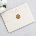 PONATIA 50 PCS 5x7 Envelopes, Self- Adhesive Cream A7 Envelopes for Weddings, Invitation Cards, Photos, Postcards, Greeting Cards Mailing, Baby Shower, Graduation, Christmas Gift Cards