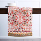 Maison d' Hermine Table Runner 100% Cotton Single Layer Table Runners 72 inches Long for Thanksgiving Christmas Decorations Home Kitchen Dining Party Wedding (Damask, 14.5" x 72")