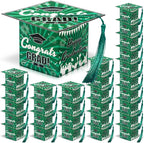 COTOPHER 36 Pack Mini Graduation Cap Gift Boxes, Class of 2025 Graduation Candy Boxes with Tassel, Small Treat Chocolate Box Centerpieces for Tables Party Decorations Graduate Favors Supplies