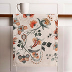 Maison d' Hermine Table Runner 100% Cotton Single Layer Table Runners 72 inches Long for Thanksgiving Christmas Decorations Home Kitchen Dining Party Wedding (Dalida, 14.5" x 72")