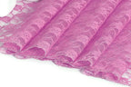 MDS Pack of 25 Wedding 12 x 108 inches Lace Table Runner for Wedding, Decorations for Birthday Parties, Banquets, Graduations, Engagements, and Runners fit Rectangle, Round Table- Dusty Pink