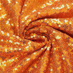 Eternal Beauty Orange Sequin Backdrop, 8x10 Ft Halloween Glitter Background Curtains for Shimmer Photography Party Wedding Birthday Back Drop Decor