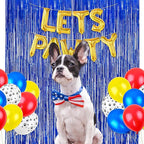 Dark Blue Tinsel Backdrop Streamers - GREATRIL Party Streamers Backdrop Foil Fringe Curtains for Birthdays/Bachelorette/Bridal Shower/Engagement Decorations - 1m x 2.5m - Pack of 2