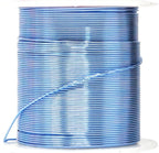 Mandala Crafts 22 Gauge Anodized Aluminum Craft Wire for Jewelry Making - 450 FT Colored Flexible Silver Copper True Blue Pink Ice Blue Green Wire - Bendable for Bonsai Armature Crafting Sculpting
