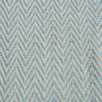 DII Woven Basic Tabletop Collection Chevron Table Runner, 15x72, Aqua