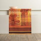 Maison d' Hermine Table Runner 100% Cotton Double Layer Table Runners 108 inches Long for Thanksgiving Christmas Decorations Home Kitchen Dining Party Wedding (Thanksgiving Tartan, 14.5" x 108")