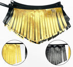 Black and Gold Tassel Banner Double Sided Metallic Fabric Pennant Bunting Flag Garland for Graduation Anniversary Bachelorette Birthday Engagement Wedding Bridal Shower Hen Party Decorations Supplies
