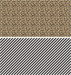 WRAPAHOLIC Reversible Leopard Wrapping Paper - Mini Roll - 17 Inch X 33 Feet - Leopard Print with Metallic Foil Shine and Stripe Design for Birthday, Holiday, Baby Shower