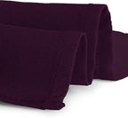 Gee Di Moda Square Tablecloth - 52 x 52 Inch Eggplant Table Cloth for Small Square or Round Tables - Heavy Duty Washable Fabric - for Buffet Table, Holiday Party, Dinner, Wedding & Baby Shower