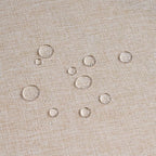 NLMUVW Square Linen Tablecloth 54x54 Inch, Rustic Textured Table Cloth Water Resistant Farmhouse Table Cover for Kitchen Dining Party Coffee, Oatmeal