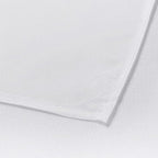 Ascoza 2pack 60x102 Inch White Rectangular Tablecloth 6 Feet Table Cloth in Polyester Fabric for Wedding/Banquet/Restaurant/Parties